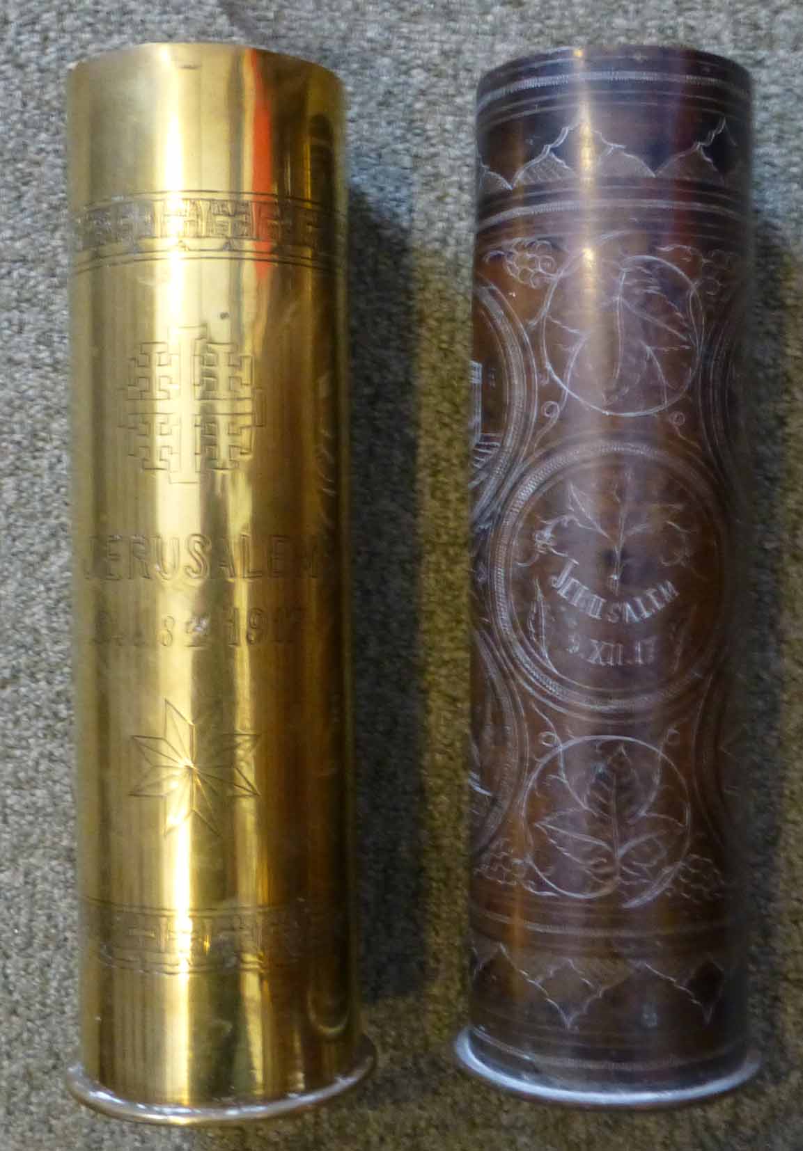 etched trench art