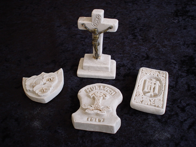 hulloch chalk carvings trench art