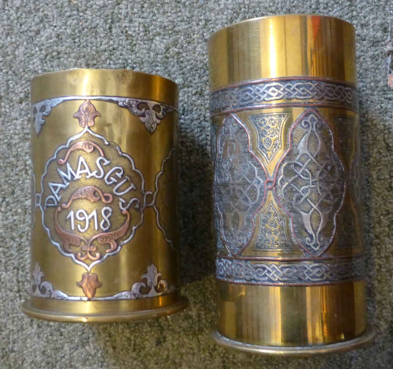 inlaid trench art