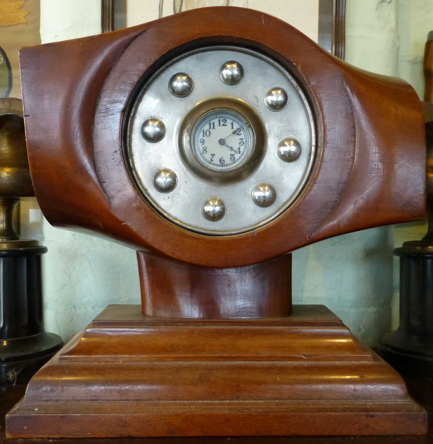 propeller boss clock trench art
